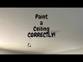 The mechanics of how to paint a ceiling with a roller  spencer colgan