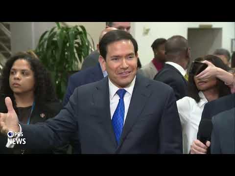 WATCH: Rubio defends U.S. attack on Iran, says State Department helping Americans depart region