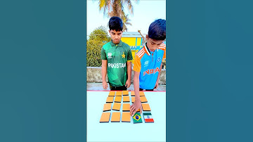 Exciting Memory Game of matching two cards from the flag #amazing #shorts #comedy