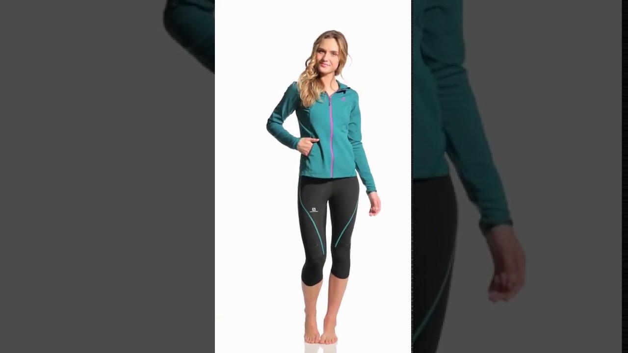 Salomon Women's Endurance 3/4 Running Tight | SwimOutlet.com