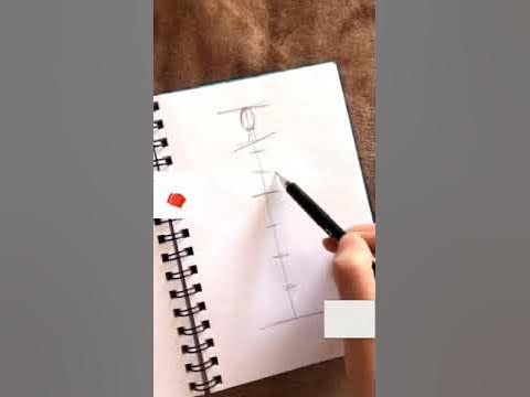 как рисовать эскиз для моды, техника рисования модели - YouTube