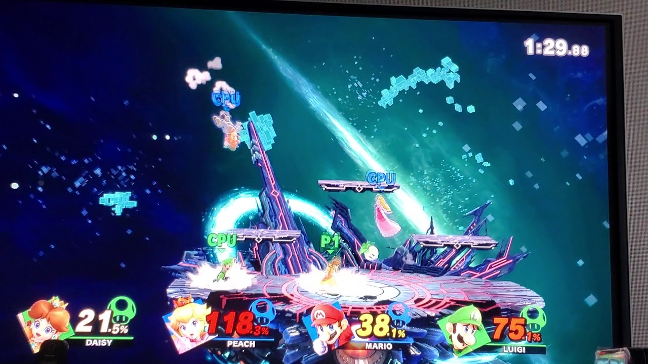 Daisy and Luigi vs Peach and Mario (Super Smash Bros Ultimate)