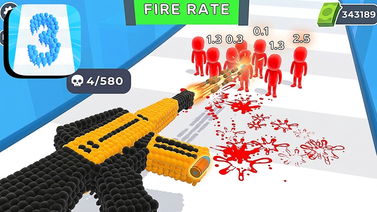 Crowd Number 3D ​- All Levels Gameplay Android,ios (Part 81