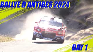 RALLYE D'ANTIBES 2024 - BEST OF DAY 1 - MISTAKES & SHOW