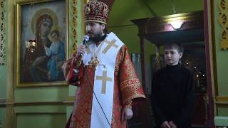 Первая проповедь алтарника Георгиевского храма г. Лысково Дениса Исаенкова