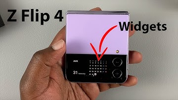 Samsung Galaxy Z Flip 4: How To Add or Remove Cover Screen Widgets