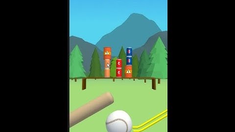 Mouse skill game hit cans 3d level1 to level10 complete