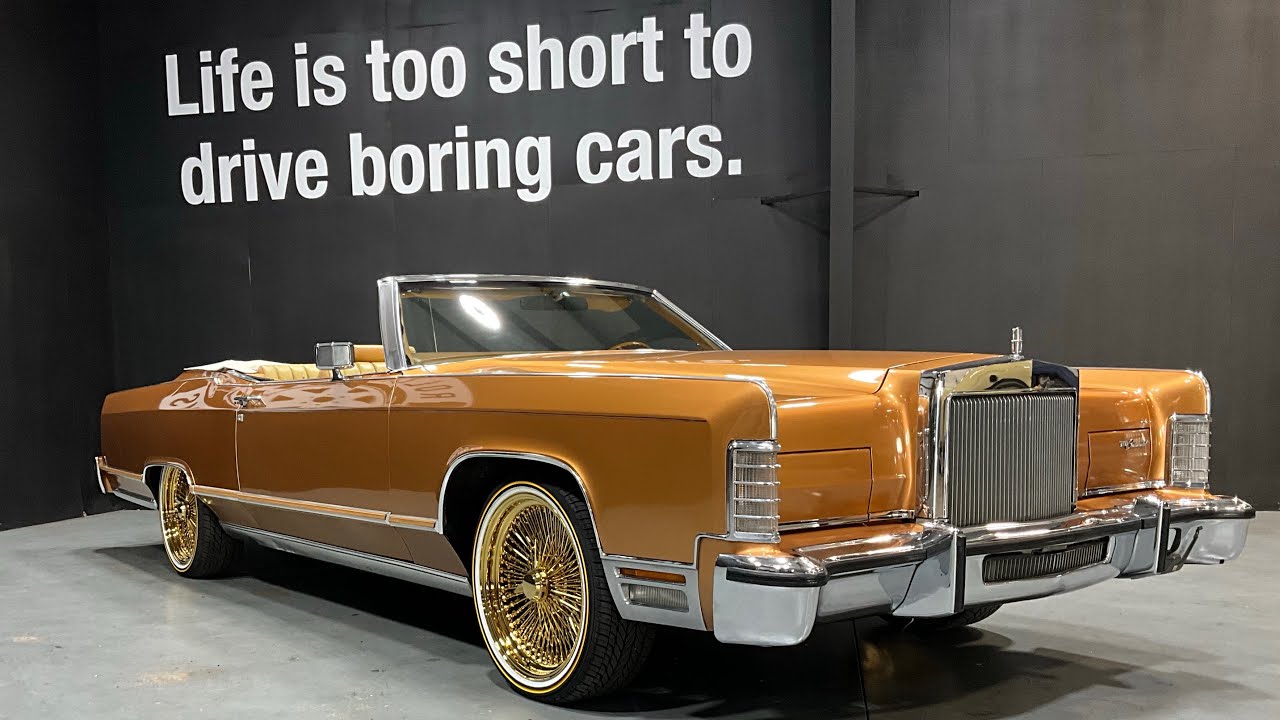 1978 Lincoln Continental Convertible $51,995 - YouTube
