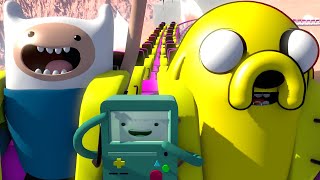 🔴Vr 360° Adventure Time Roller Coaster Video