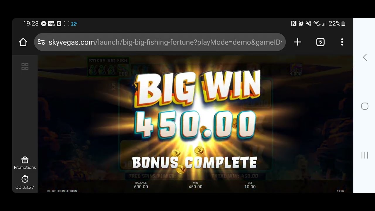 Big big fishing fortune demo play some big gambles