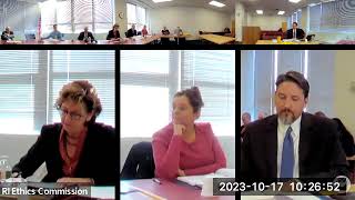 2023-10-17 RI Ethics Commission Meeting Part 2