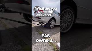 Me checking something that definitely could’ve waited #carmaintainance #e46 #330ci #bmwshorts #bmw