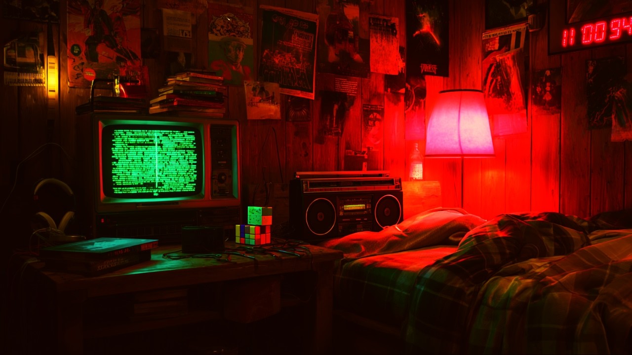 24/7 Cozy 80s Bedroom Lofi Chill Mix | Classic 1983