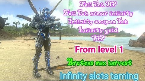 save data full Tek ark mobile ,inf.weapon armor + gold
