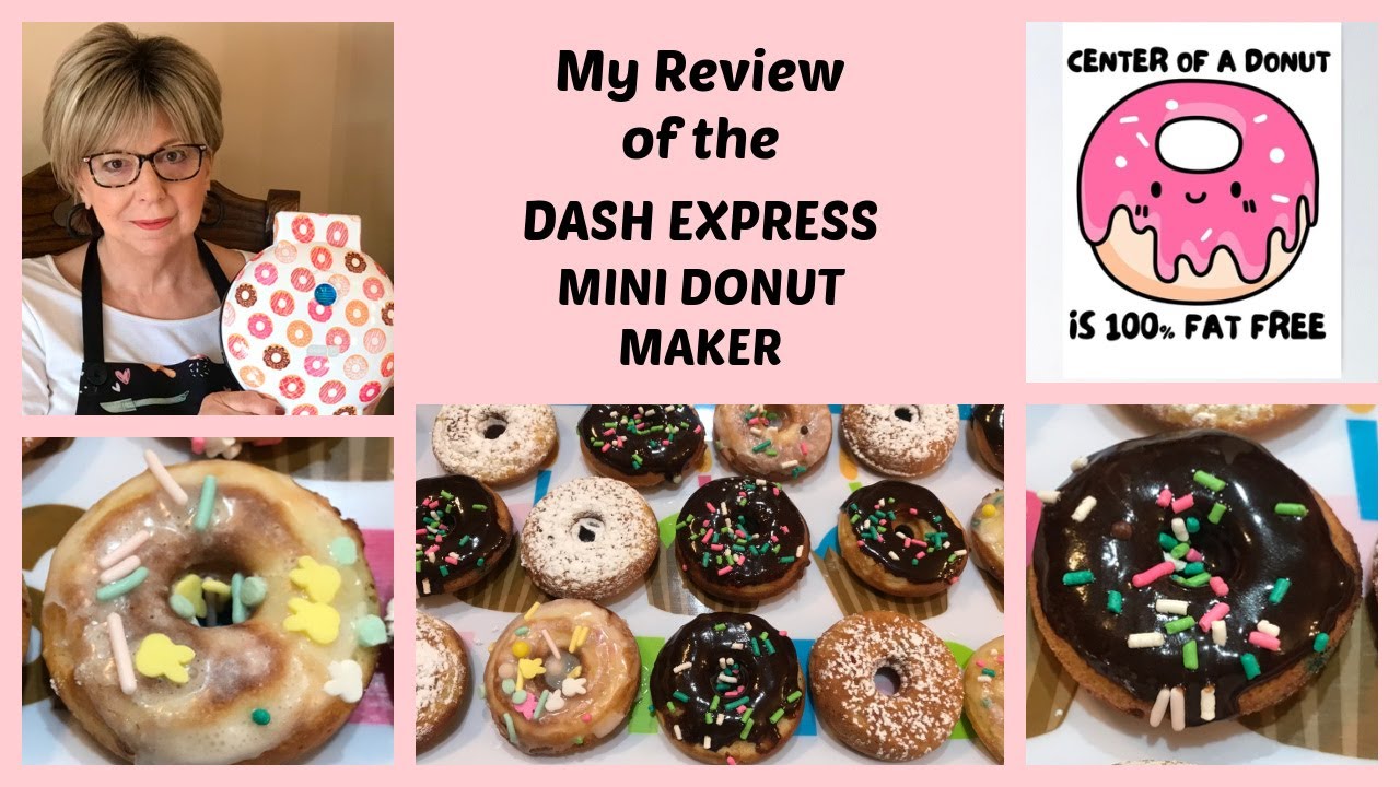 Make Some Mini Donuts with me in the DASH MINI DONUT EXPRESS and
