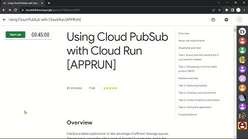 Using Cloud PubSub with Cloud Run [APPRUN] Solution