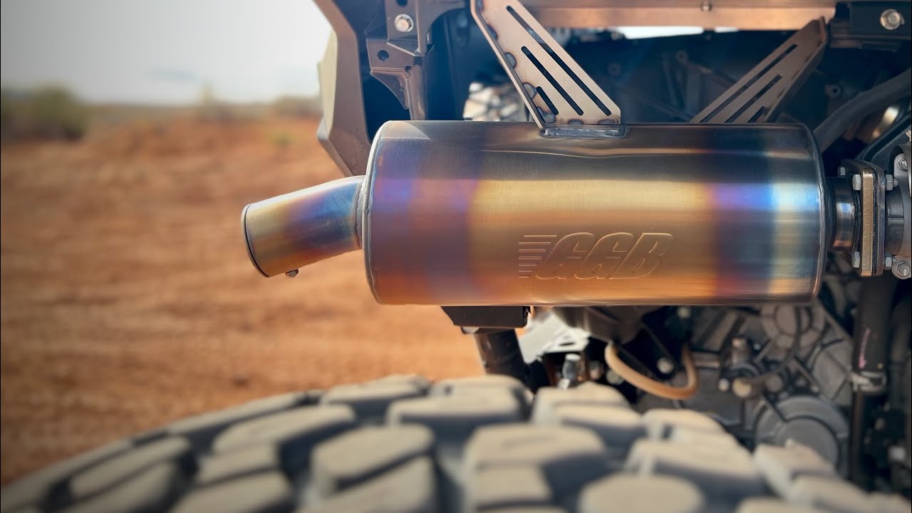 KRX 1000 Exhaust Review GGB Stainless UTV Muffler YouTube