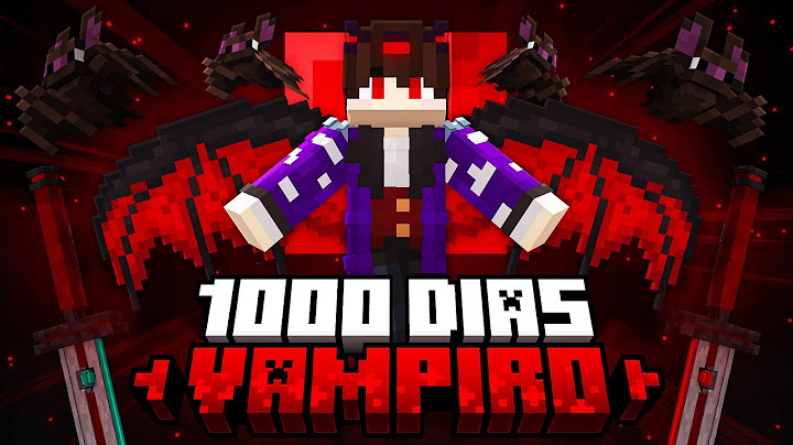 SOBREVIVI 1000 DIAS SENDO UM VAMPIRO NO MINECRAFT - O FILME