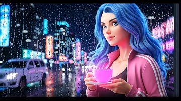 Vibe : LA Tea Shop on a Rainy Night (Synthwave Escape)
