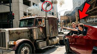 They LAUGHED at the Farm Girl in Her Rusty Peterbilt at the Red Light — Until the TURBO KICKED IN