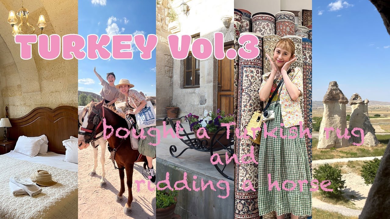 🇹🇷トルコDay4🇹🇷念願のトルコ絨毯を買いました!!/海外旅行/トルコ旅行/カッパドキア/トルコ絨毯/きのこ岩/HIS impresso/大満喫トルコ8日間/海外ツアー/一人参加/女子旅