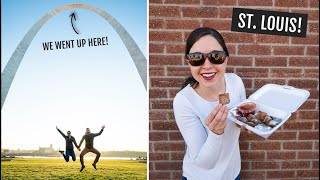 One day in St. Louis: Gateway Arch National Park (tram ride to the top!) + food tour!