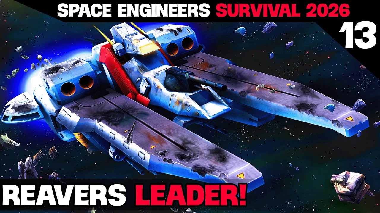 Space Engineers Survival (EP13) | I MET THE REAVER LEADER! [2026] - YouTube
