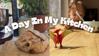 SPEND THE DAY WITH ME | GRANOLA RECIPE , Toddler Smoothie, Salmon etc…