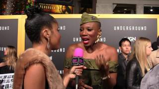 Aisha Hinds Underground Season 2 Premiere Black Hollywood Live