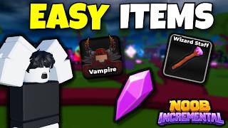 How to EASILY obtain all items! | Noob Incremental