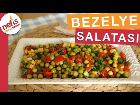 Bezelye Salatası - Salata Tarifleri- Nefis Yemek Tarifleri