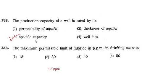 BHU M.Sc. Environmental Science (Environment and Technology) (2016) MCQ’s solved Part 5