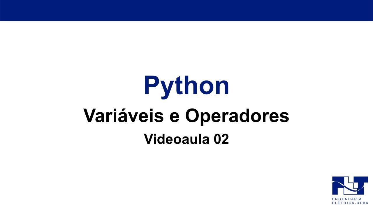 Curso de Python - Variáveis e Operadores - YouTube