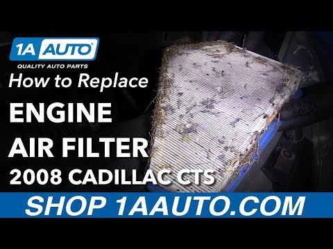 How to Replace Air Filter 08-14 Cadillac CTS
