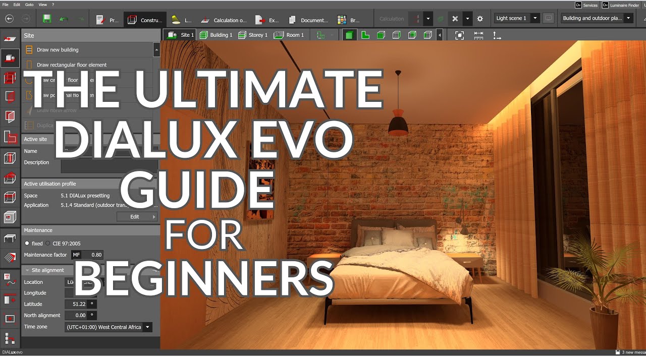 The ULTIMATE DIALux evo Guide for Beginners (It feels I… — Transcript