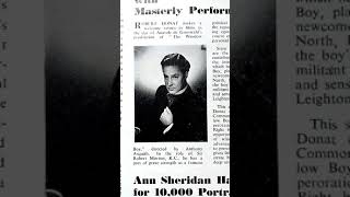 The cutting edge official film archive 1948 article Robert Donat Winslow boy
