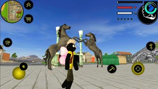 Stickman Rope Hero Crime Simulator 2019 Horses, screenshot 4