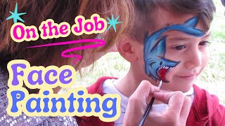 'On the Job' Face painting ~ Colorado River Fair