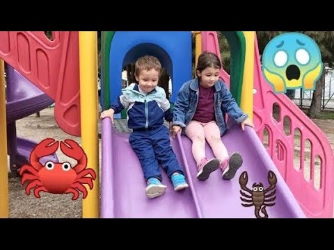 Eylül ve Poyraz Parkta Böceklerden Kaçtı | fun kids video