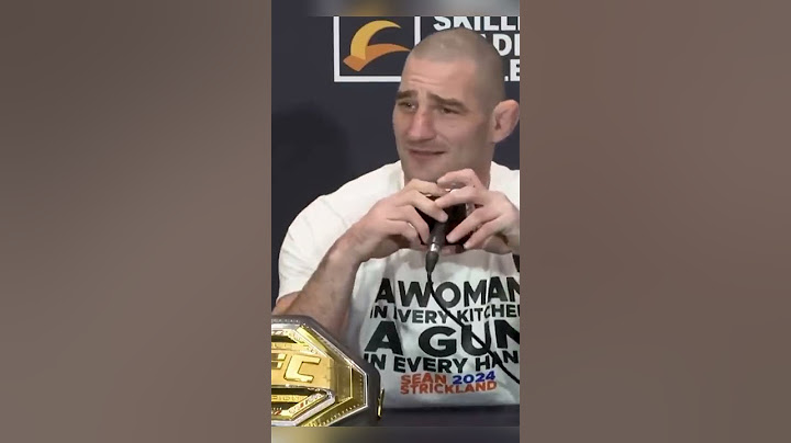 Sean Strickland Goes NUTS Over Journalist Absurd Question 😱 #seanstrickland