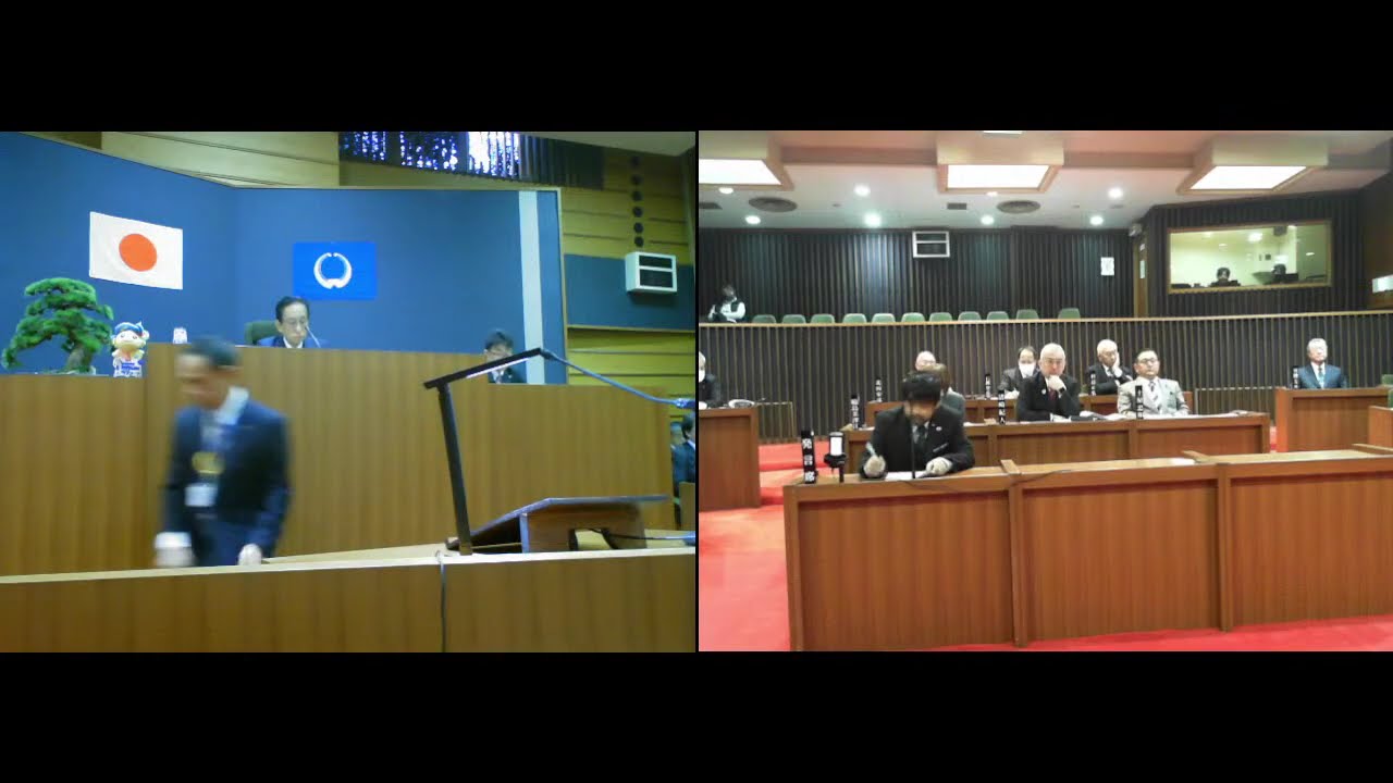 令和７年大網白里市議会第４回定例会　議案質疑及び委員会付託(１２／１１)