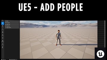 How to add people in unreal engine 5 (2025)