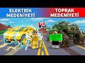⚡️ELEKTRİK MEDENİYETİ vs 🪵TOPRAK MEDENİYETİ - Roblox Brookhaven