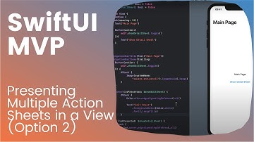 SwiftUI: Presenting Multiple Actions Sheets in a View (Solution 2)