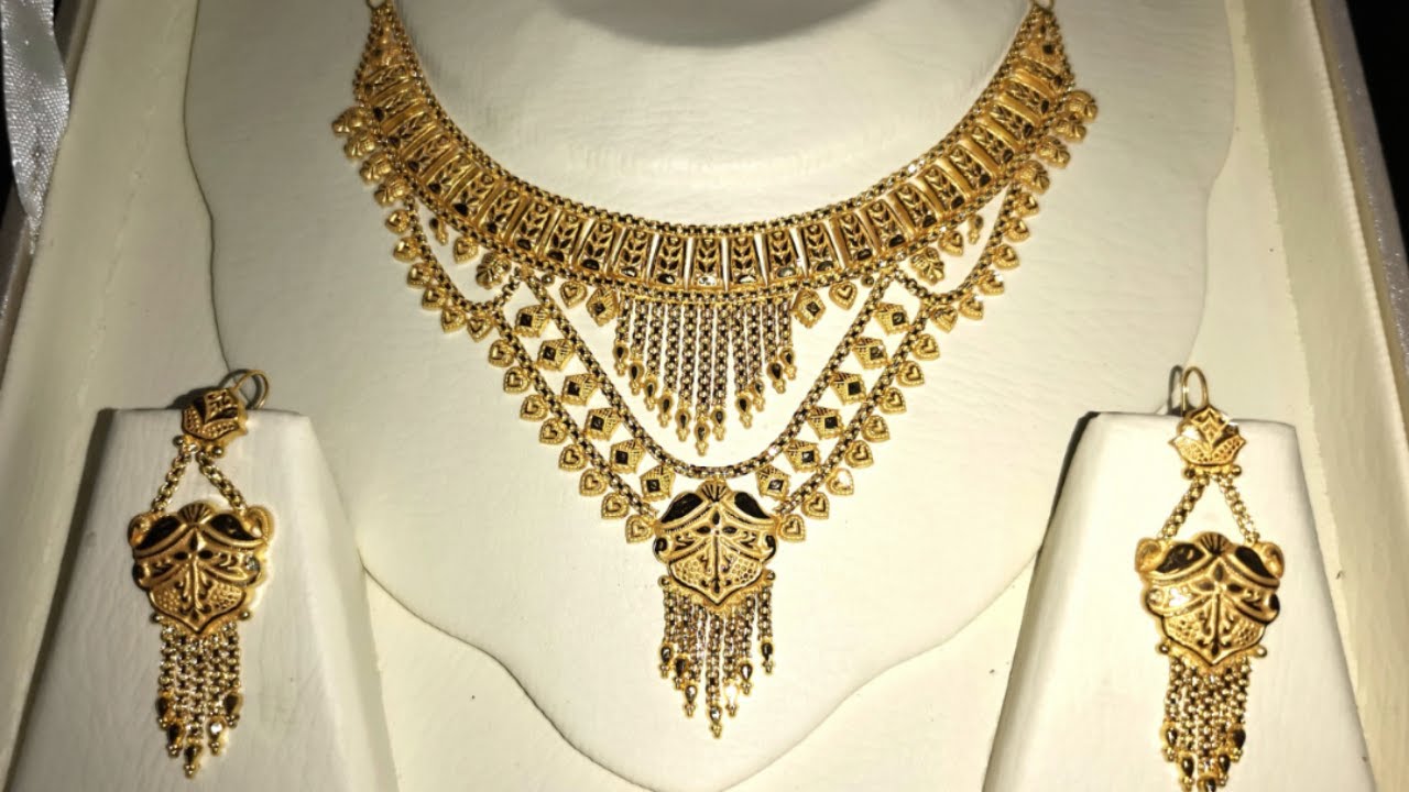 2 tola gold set design | gold necklace 