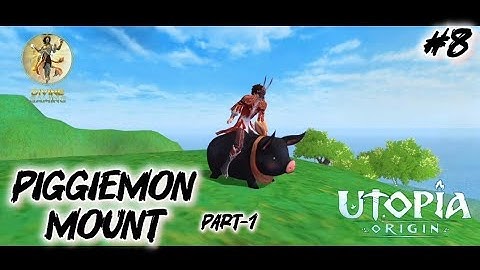 How To Tame Piggiemon Mount In Utopia Origin|| Fruit Mooncake Recipe|| Divine Gaming 