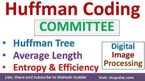 Binary Huffman Coding Entropy Length Efficiency Image Compression Huffman Coding Vidya Mahesh Huddar