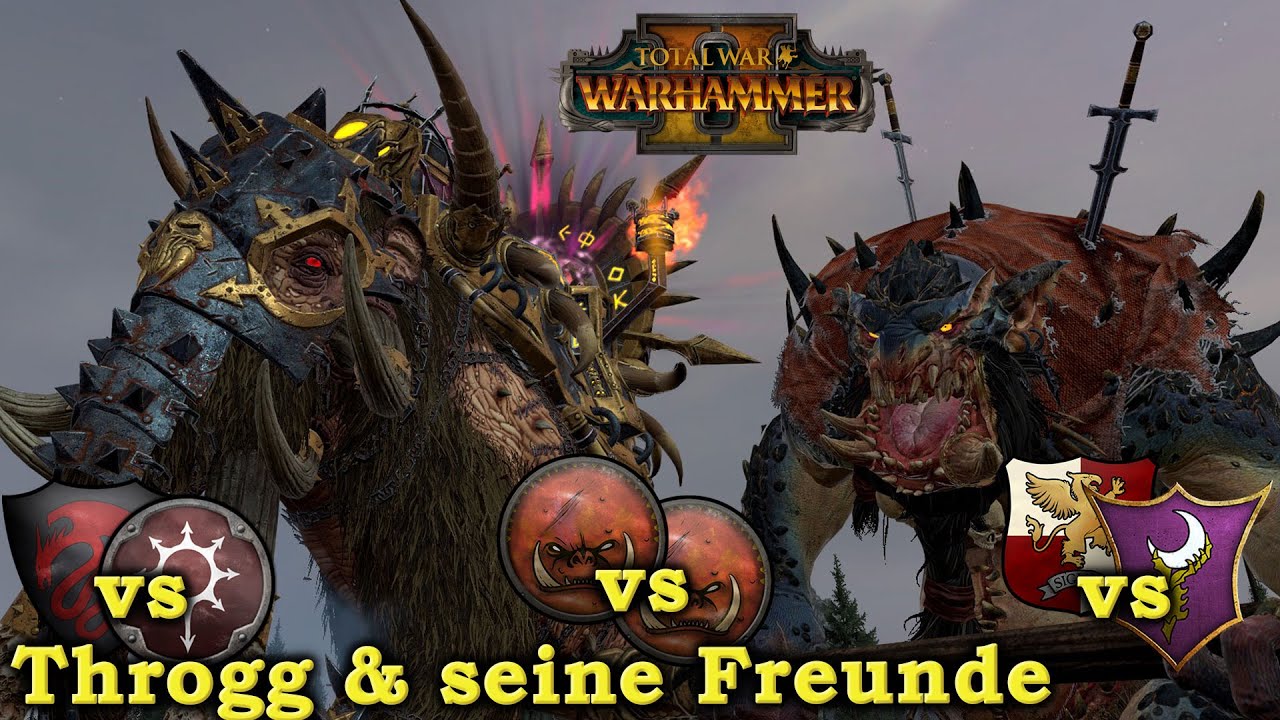 Throgg & Freunde! 3 Matches in Total War Warhammer 2 Multiplayer