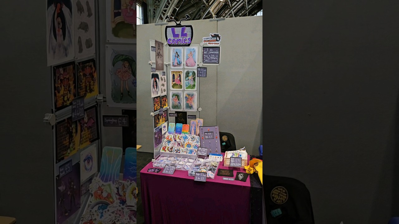 My table at MegaconLive Manchester! 