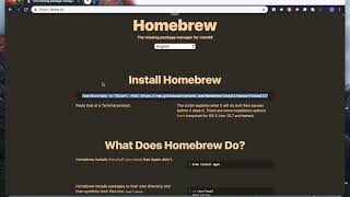 Installation of OCaml  using Homebrew